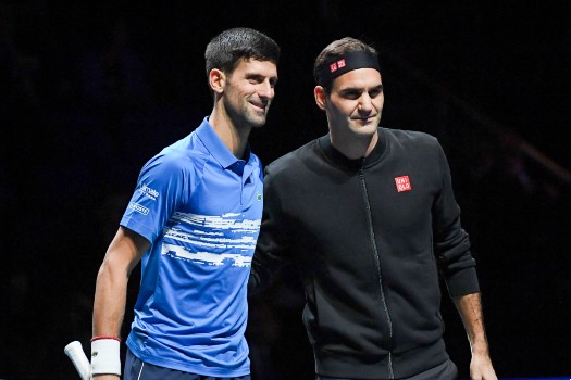 Federer and Djokovic in London